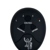 Close-up of the ABForce controller with its program, on and off buttons