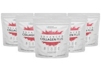Six pouches of Advanced Collagen Plus, the best-value option