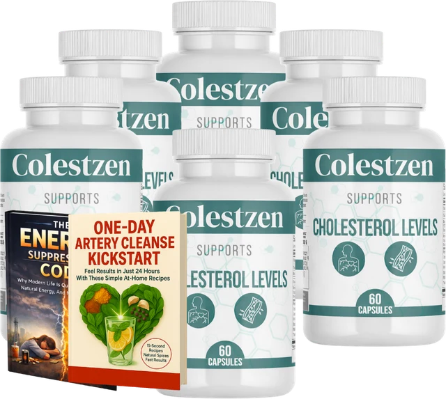 ColestZen six-bottle kit with the two bonus digital guides