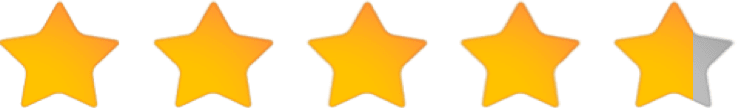 5 out of 5 star rating