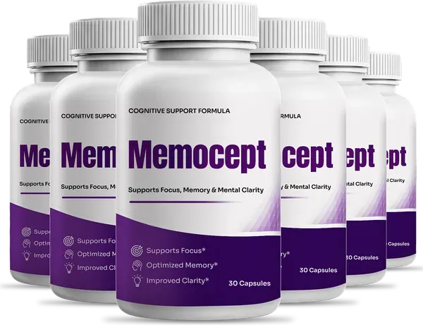 Six bottles of Memocept, the best-value 180-day supply