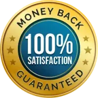 MemoGenesis 100% satisfaction 60-day money-back guarantee seal
