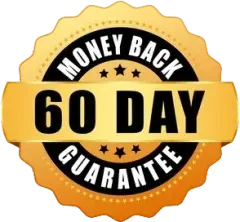MemoryVitali 60-day money-back guarantee seal