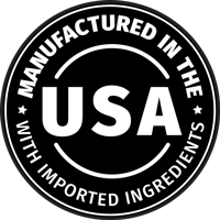 Manufactured in the USA with imported ingredients