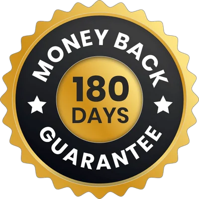 NanoDefense Pro 180-day money-back guarantee seal