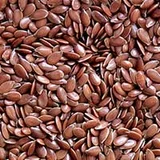 Brown flaxseeds, one of the fibers in SugarMute
