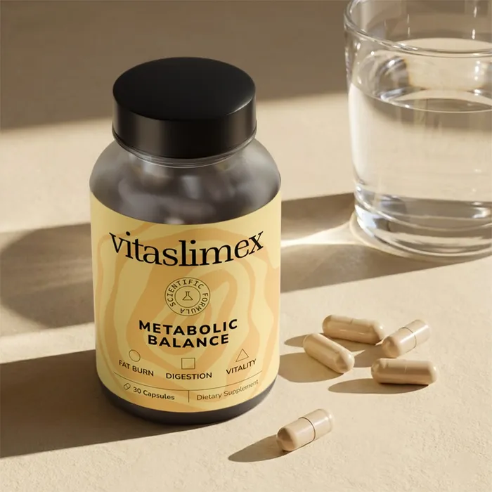 Fles Vitaslimex met capsules