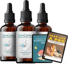 Three bottles of ZenCortex with two bonus eBooks